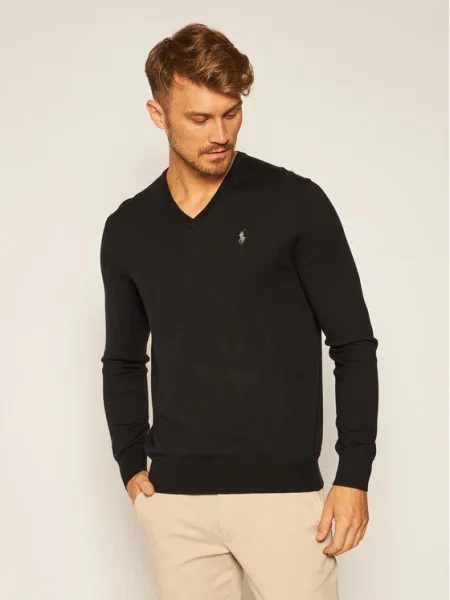 Polo Ralph Lauren Pulover Ls Sf Vn Pp negru
