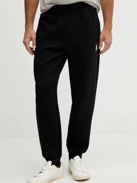 Armani Exchange pantaloni de trening negru