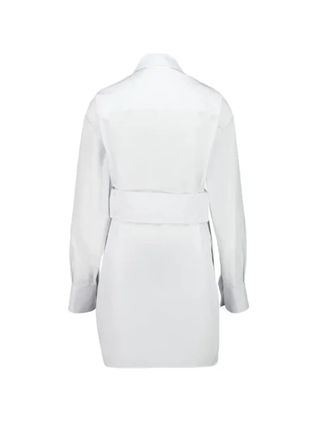 Rochie mini Courreges de costum alb