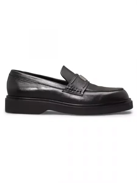 Calvin Klein Bőr loafer cipők fekete