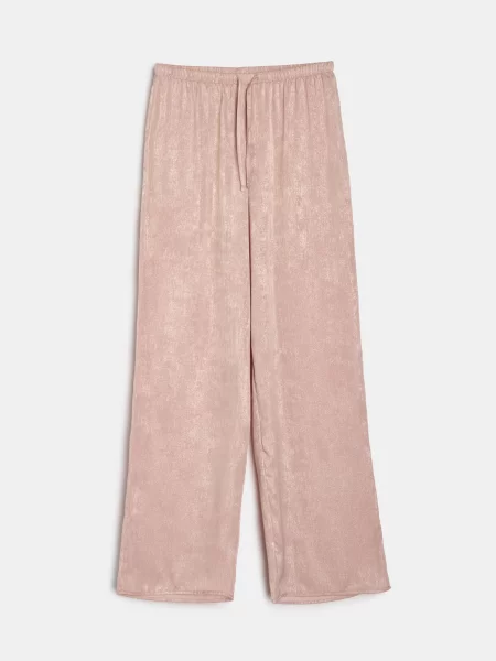 Піжама з довгим рукавом і штанами з легкої тканини Barbie кремовий