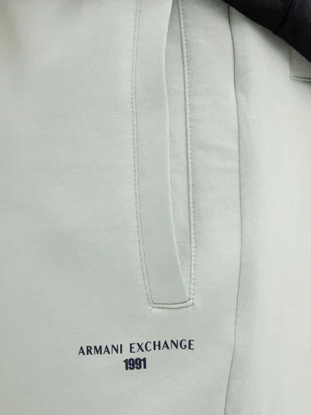 Спортивні штани Armani Exchange з принтом зелений