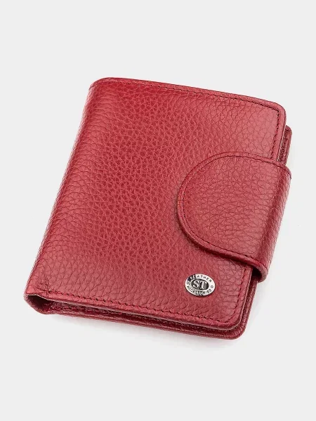 ST Leather Accessories Гаманець Шкіра червоний