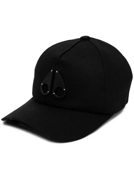 Șapcă Moose Knuckles cu autograf negru