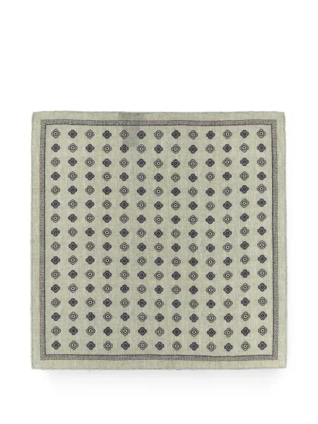 Cravată Brunello Cucinelli cu imprimeu geometric