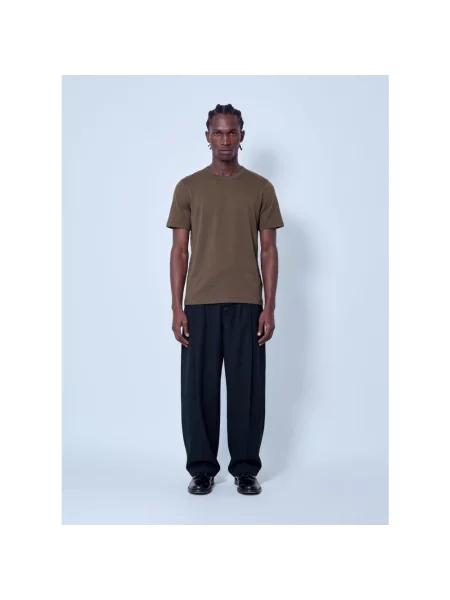 Koszulka Jil Sander brązowa