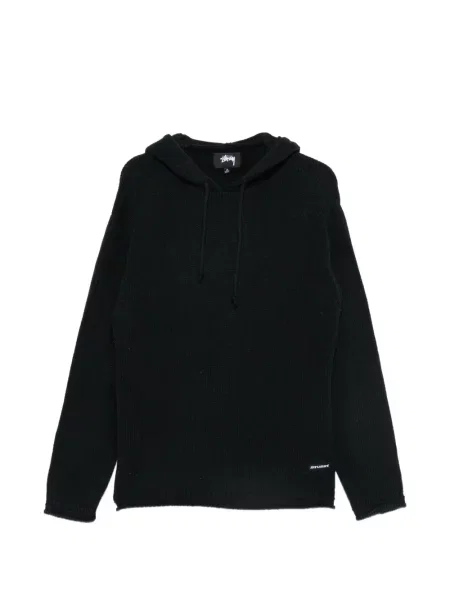 Hanorac cu glugă Stüssy cu autograf negru