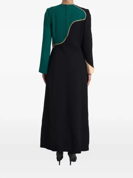 Rochie maxi Dolce & Gabbana în linie A negru