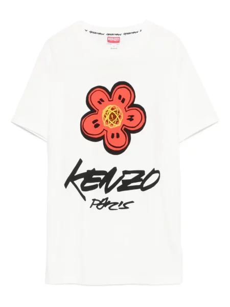 Φλοράλ μπλούζα Kenzo λευκό