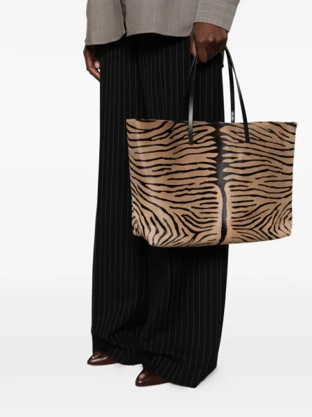 Τσάντα shopper Fendi με σχέδιο με ρίγες τίγρη