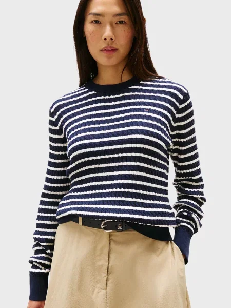 Смугастий светр Tommy Hilfiger синій