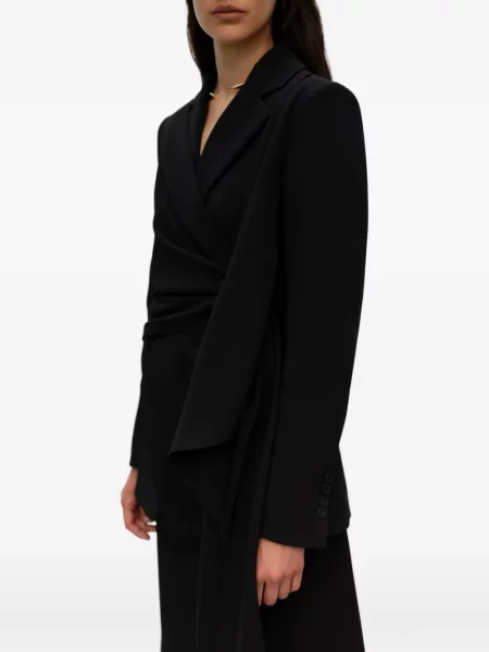 Sacou Ely Ely drapate negru