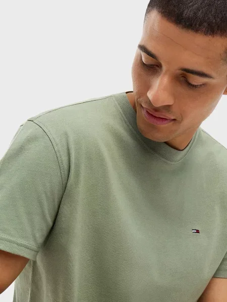 Футболка Tommy Jeans оливкова