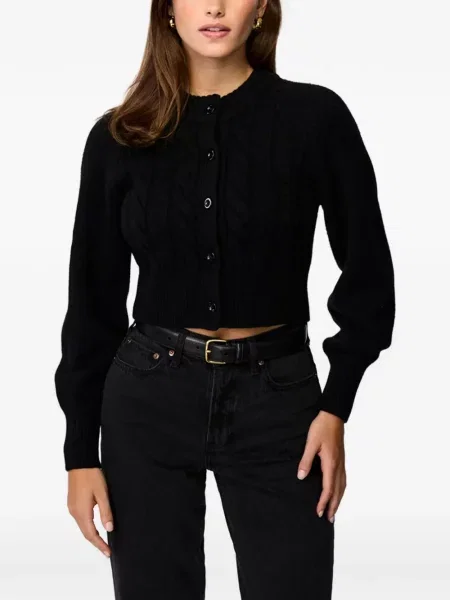 Dzianinowy kardigan Toccin czarny