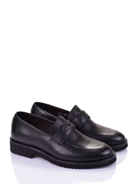 Кожаные лоферы Marco Piero черные