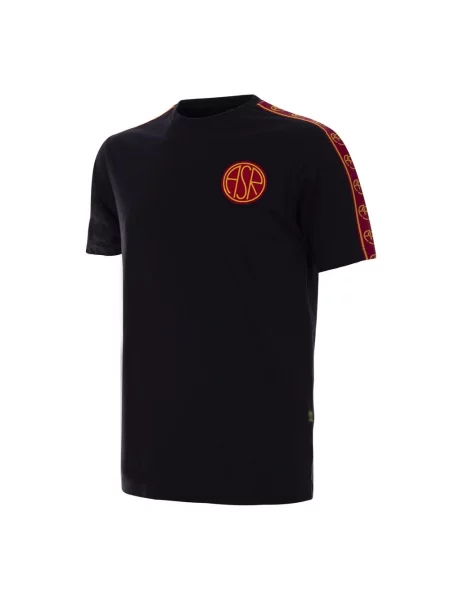 Koszulka dla dorosłych AS Roma Taper czarna