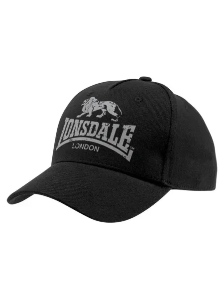 LONSDALE Kepurė pilka juoda