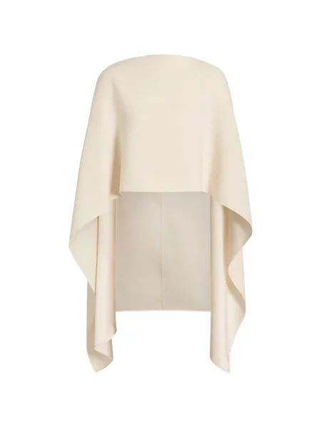 Geacă Alberta Ferretti din satin asimetrică