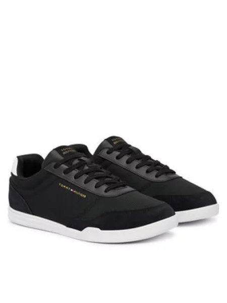 Tenisice Tommy Hilfiger Lo Pro Cupsole crna