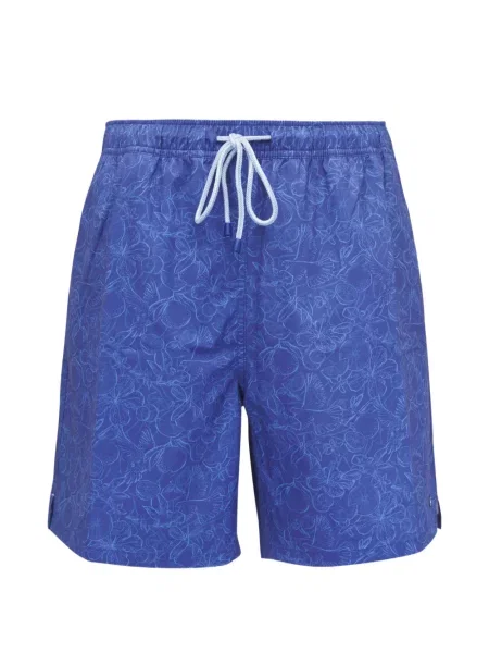 Slip de baie Peter Millar cu model floral cu imagine albastru