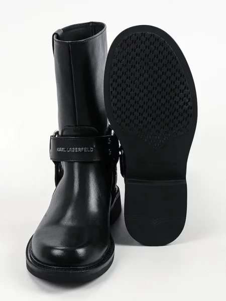 Кожаные ботильоны Karl Lagerfeld