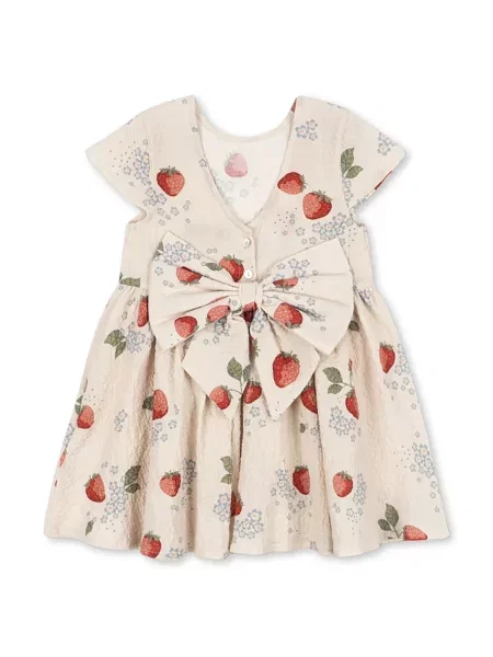 Konges Sløjd Дитяча сукня AVA SS BOW DRESS GOTS