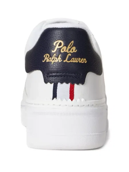Tricou polo Polo Ralph Lauren cu dungi cu două rânduri de nasturi cu aplicații negru