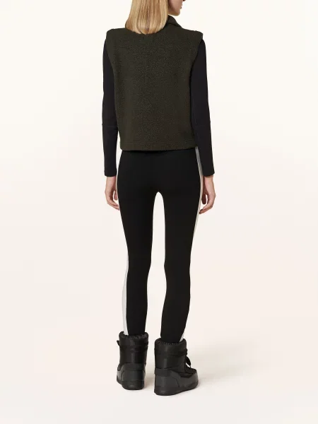 We Norwegians Polarowy Sweter Typu Troyer Alta Z Wełny Merino gruen khaki