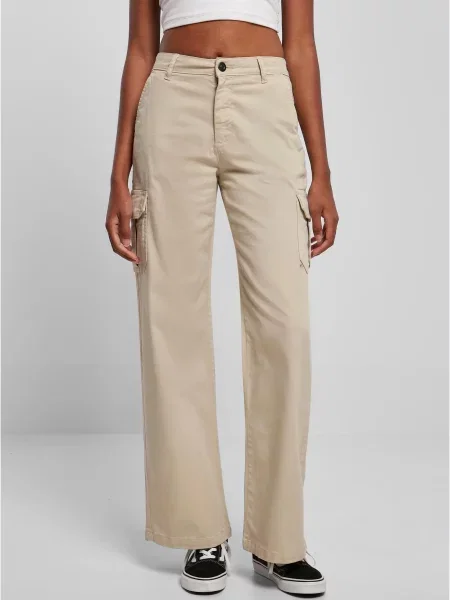 Карго панталони Urban Classics с висока талия