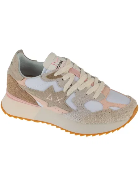 Pantofi Sun68 alb