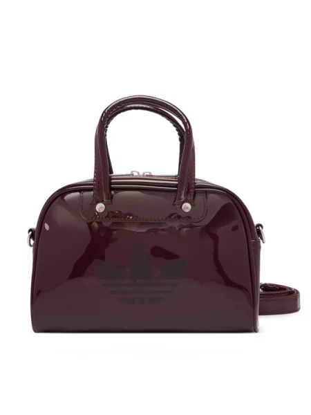 Adidas Torebka Adicolor Mini Bowling Bag Bordowy fioletowa