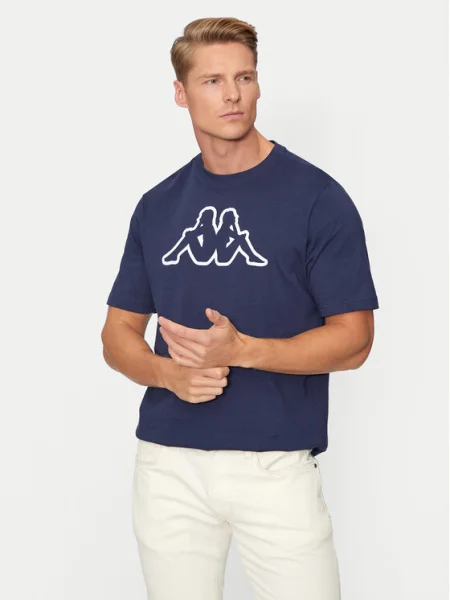 Tricou Kappa scurt albastru