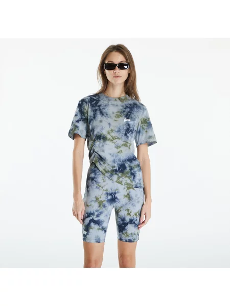 T-shirt Patta Femme Tie Dye Cropped Ruched T-Shirt Quarry S