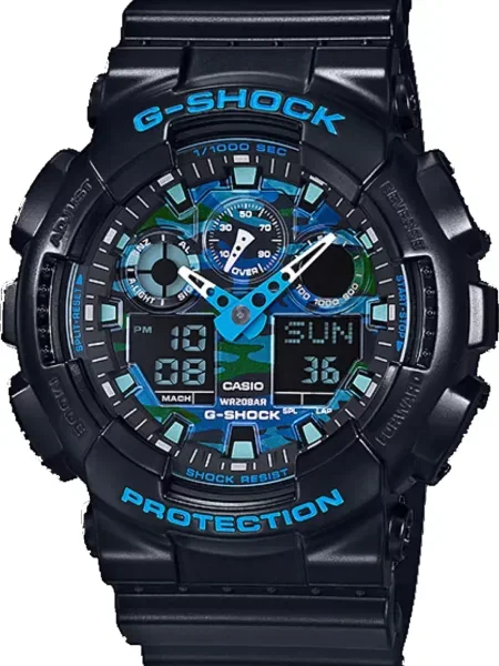 Pολόι Casio μπλε