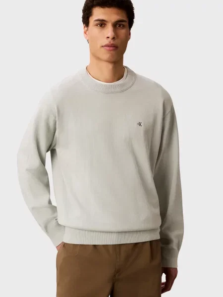 Светр Calvin Klein Jeans м'ятного кольору