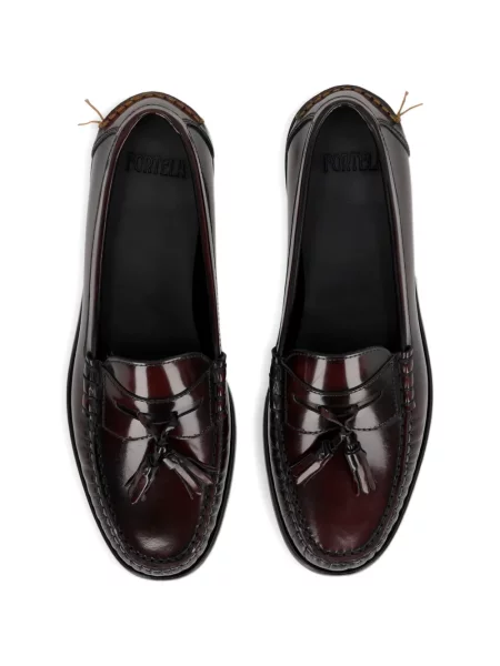 Pantofi loafer Fortela din piele maro