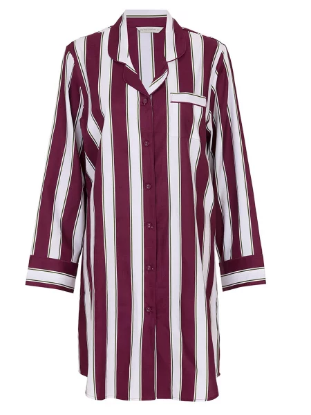 Ночная рубашка Cyberjammies из модала бордовая