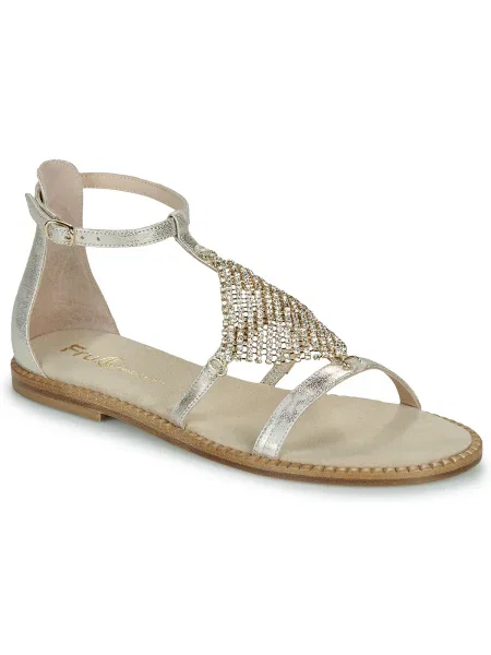 Pantofi Fru.it auriu