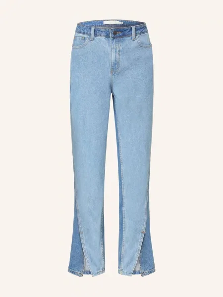 Y.A.S. Straight Džíny dark blue denim/light blue denim bl modré