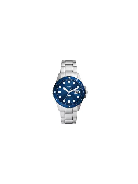 Fossil Hodinky Blue Stříbrná modré