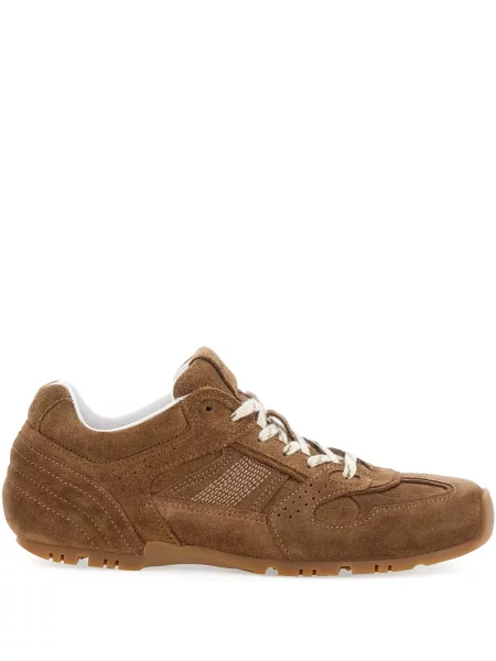 Sneakerși Alohas din piele de căprioară maro