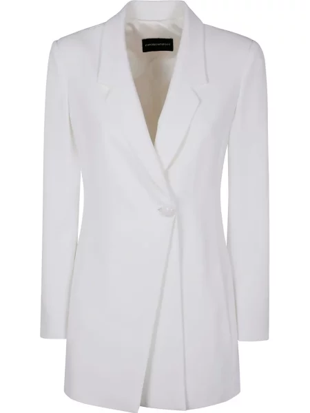 Sacou Emporio Armani din satin alb