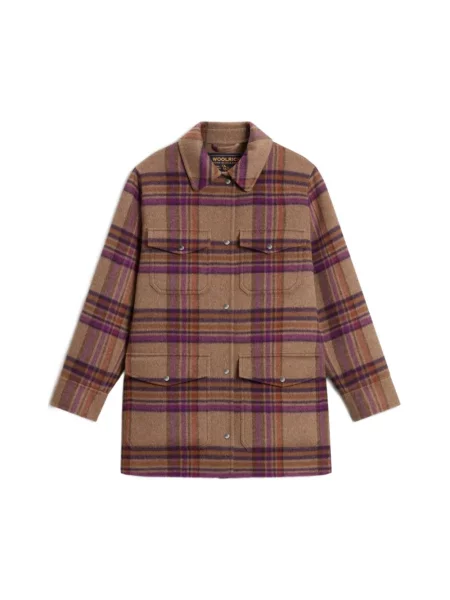 Lekka kurtka Woolrich brązowa