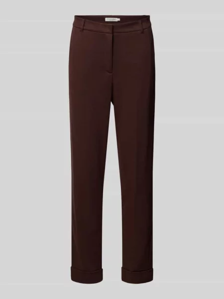 Spodnie materiałowe o kroju slim fit z mieszanki Christian Berg Woman