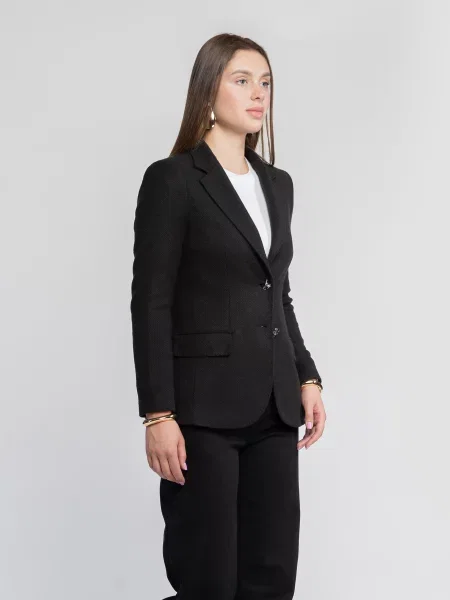 Жакет Arber вовна/поліестер чорний