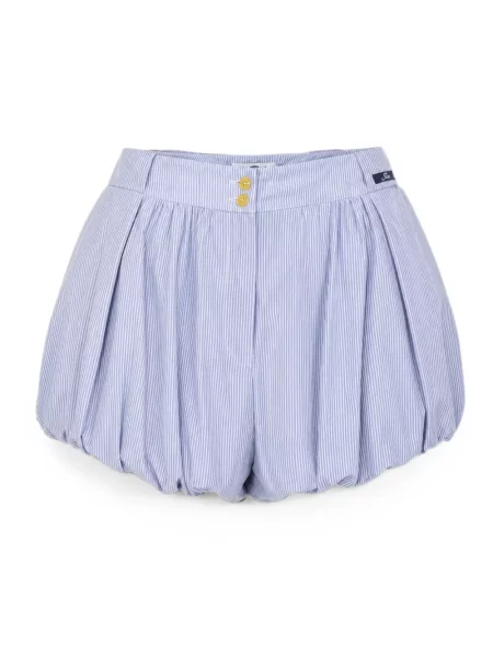 Pantaloni scurți Elisabetta Franchi albastru