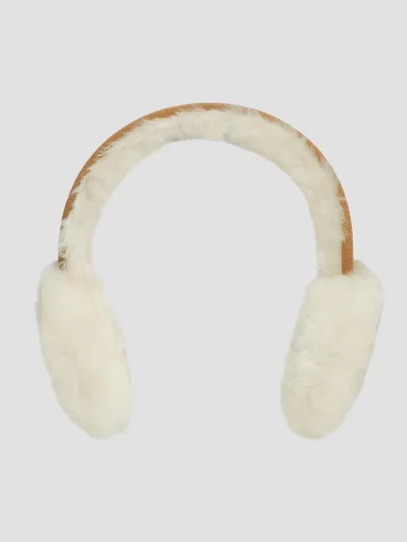 Czapka Ugg zamszowa brązowa