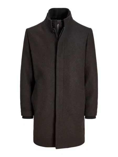JACK & JONES Palton de primăvară-toamnă JJEMELTON ciocolatiu