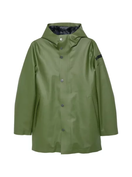 Palton Rrd cu glugă verde