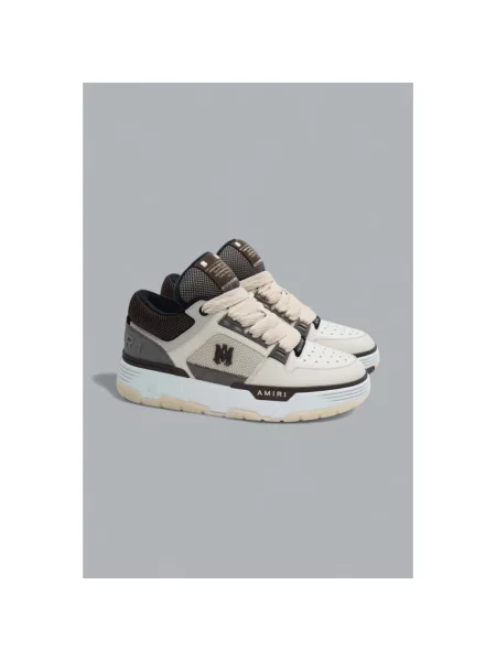 Sneakersy Amiri skórzane brązowe